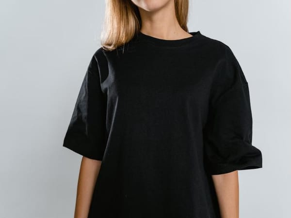 Oversized drop shoulder t-shirts in heavyweight cotton